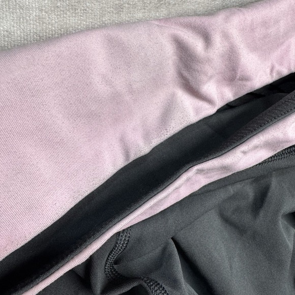 Lululemon Leggings Size 4 21" Inseam Yoga Workout Pink Black ** - Picture 4 of 13